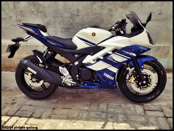 YZF-R15 with R25 disc brake (2)