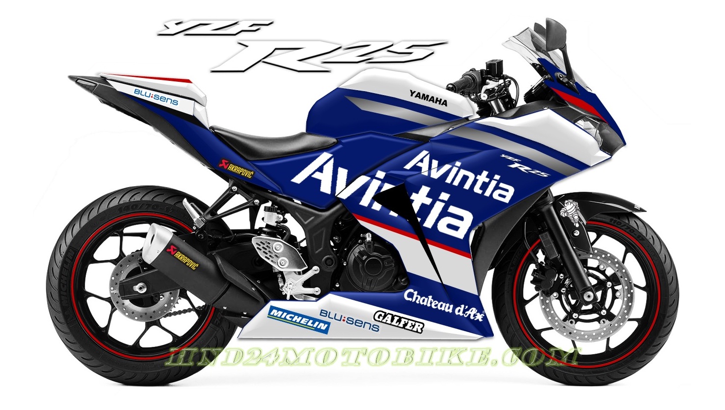 Tema Livery Tim MotoGP Selain Factory Untuk Yamaha R25 Why Not